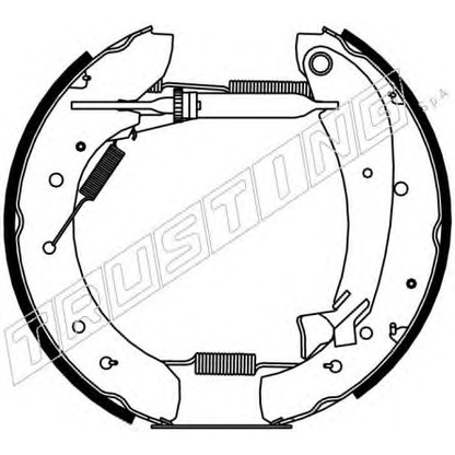 Photo Brake Shoe Set TRUSTING 6335