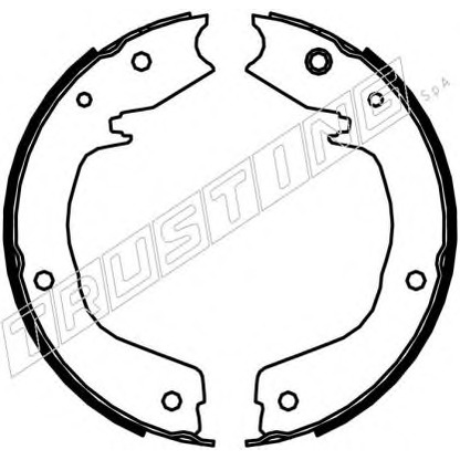 Photo Brake Shoe Set TRUSTING 064179