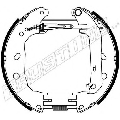 Photo Brake Shoe Set TRUSTING 6395