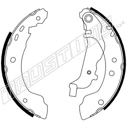 Photo Brake Shoe Set TRUSTING 067184Y