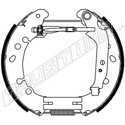 Photo Brake Shoe Set TRUSTING 6422