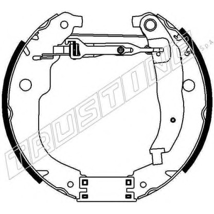 Photo Brake Shoe Set TRUSTING 6423