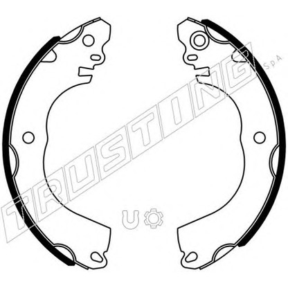 Photo Brake Shoe Set TRUSTING 067204