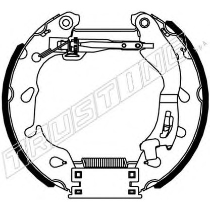 Photo Brake Shoe Set TRUSTING 6460