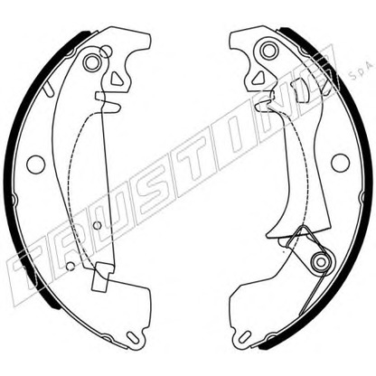 Photo Brake Shoe Set TRUSTING 088219Y