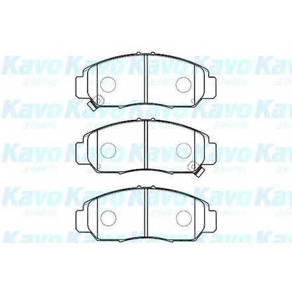 Photo Brake Pad Set, disc brake KAVO PARTS BP2047