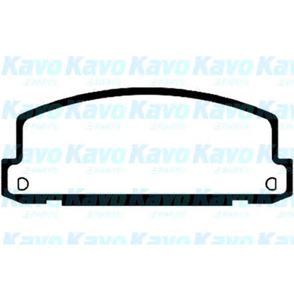 Photo Kit de plaquettes de frein, frein à disque KAVO PARTS BP3505
