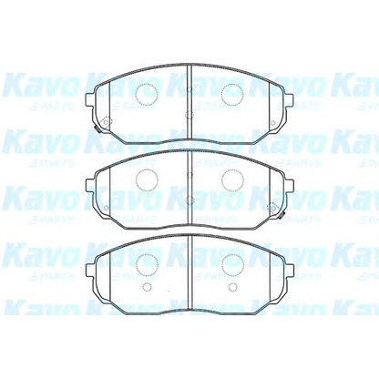 Photo Brake Pad Set, disc brake KAVO PARTS BP4010