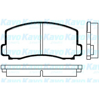 Foto Juego de pastillas de freno KAVO PARTS BP5503