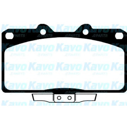 Фото Комплект тормозных колодок, дисковый тормоз KAVO PARTS BP5517