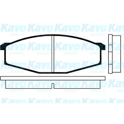 Photo Kit de plaquettes de frein, frein à disque KAVO PARTS BP6502