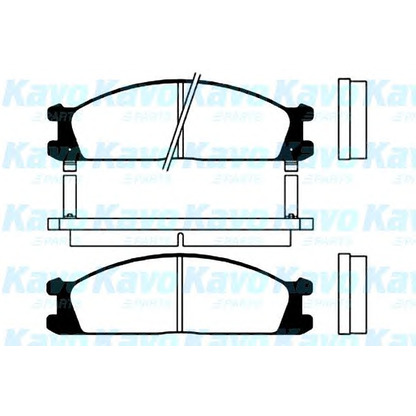 Foto Juego de pastillas de freno KAVO PARTS BP6520