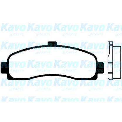 Фото Комплект тормозных колодок, дисковый тормоз KAVO PARTS BP6525