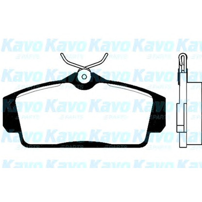 Photo Kit de plaquettes de frein, frein à disque KAVO PARTS BP6535