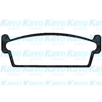 Zdjęcie Zestaw klocków hamulcowych, hamulce tarczowe KAVO PARTS BP6552