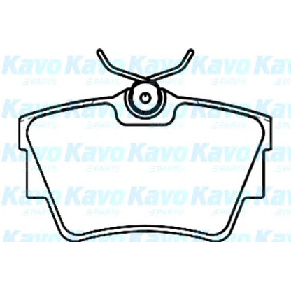 Foto Kit pastiglie freno, Freno a disco KAVO PARTS BP6580