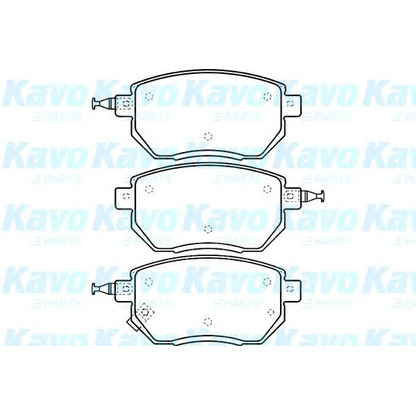 Foto Kit pastiglie freno, Freno a disco KAVO PARTS BP6593