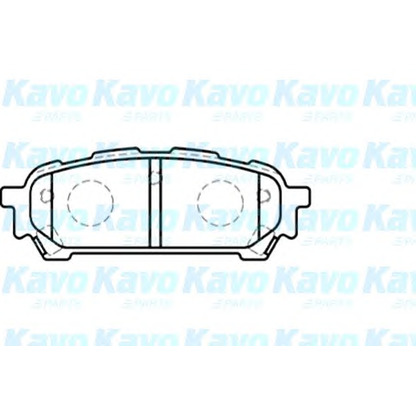 Photo Kit de plaquettes de frein, frein à disque KAVO PARTS BP8019