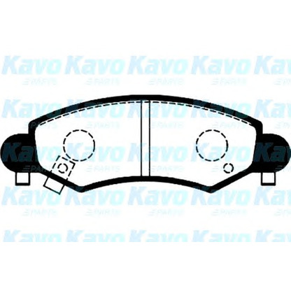 Photo Brake Pad Set, disc brake KAVO PARTS BP8517