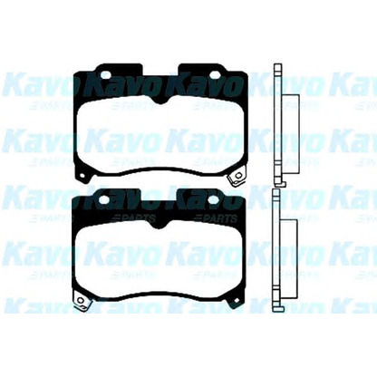 Photo Brake Pad Set, disc brake KAVO PARTS BP9034