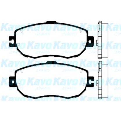 Photo Kit de plaquettes de frein, frein à disque KAVO PARTS BP9035