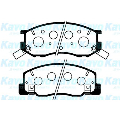 Foto Bremsbelagsatz, Scheibenbremse KAVO PARTS BP9041