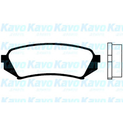 Photo Kit de plaquettes de frein, frein à disque KAVO PARTS BP9058