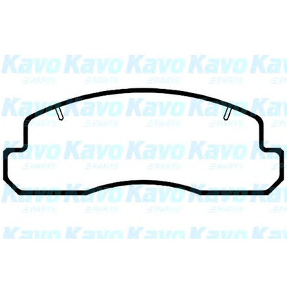 Photo Kit de plaquettes de frein, frein à disque KAVO PARTS BP9065
