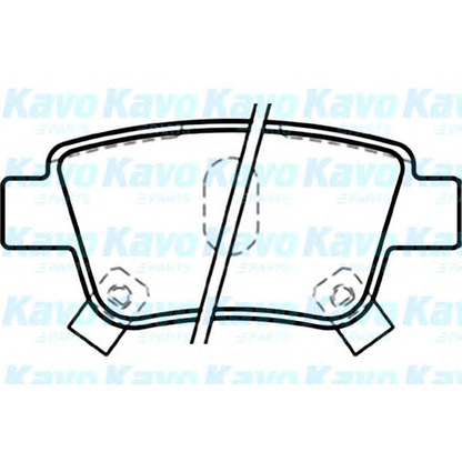 Foto Kit pastiglie freno, Freno a disco KAVO PARTS BP9083