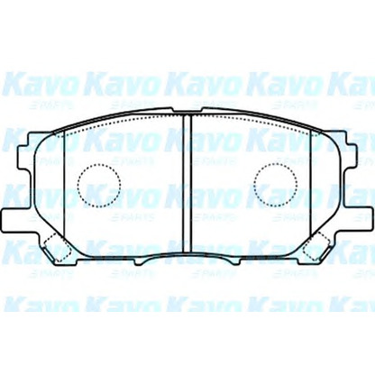 Photo Brake Pad Set, disc brake KAVO PARTS BP9090