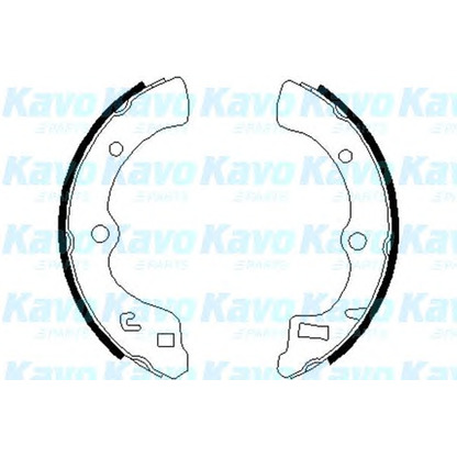 Zdjęcie Zesatw szczęk hamulcowych KAVO PARTS BS2902