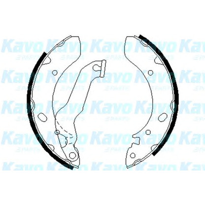 Фото Комплект тормозных колодок KAVO PARTS BS3404