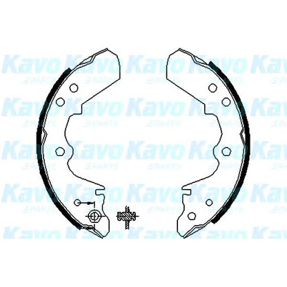 Foto Juego de zapatas de frenos KAVO PARTS BS3900