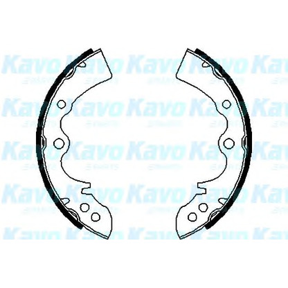 Фото Комплект тормозных колодок KAVO PARTS BS5400