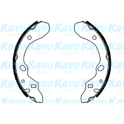 Photo Brake Shoe Set KAVO PARTS BS5414