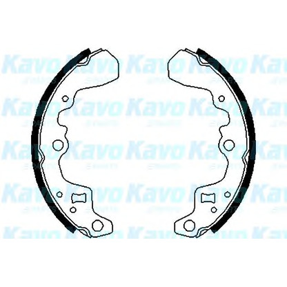 Zdjęcie Zesatw szczęk hamulcowych KAVO PARTS BS8903