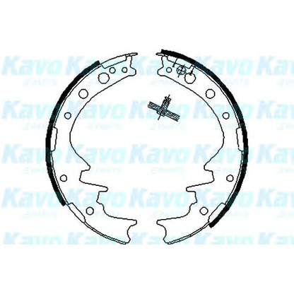 Фото Комплект тормозных колодок KAVO PARTS BS9902