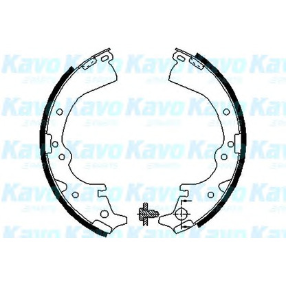 Фото Комплект тормозных колодок KAVO PARTS BS9905