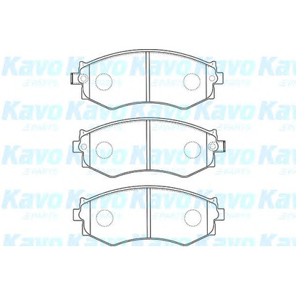 Foto Kit pastiglie freno, Freno a disco KAVO PARTS BP6604