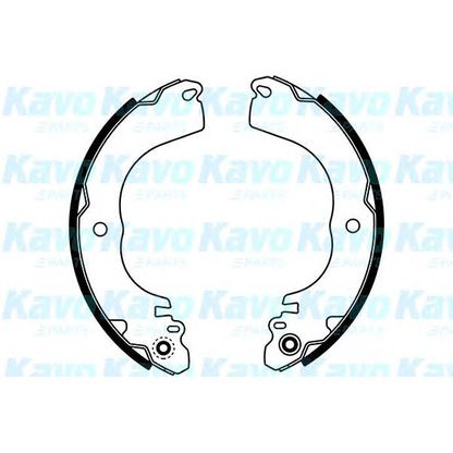 Zdjęcie Zesatw szczęk hamulcowych KAVO PARTS BS7429