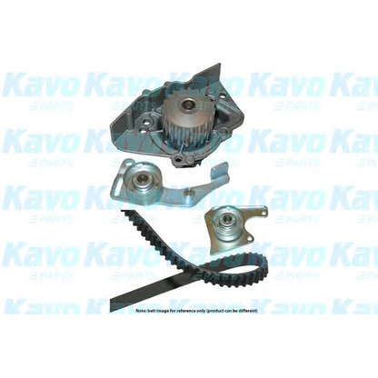 Photo Pompe à eau + kit de courroie de distribution KAVO PARTS DKW3001