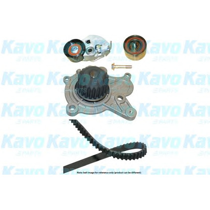 Foto Bomba de agua + kit correa distribución KAVO PARTS DKW3004