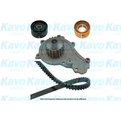 Photo Pompe à eau + kit de courroie de distribution KAVO PARTS DKW4503