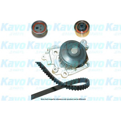 Photo Pompe à eau + kit de courroie de distribution KAVO PARTS DKW5506