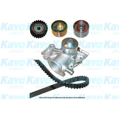 Photo Water Pump & Timing Belt Kit KAVO PARTS DKW8002