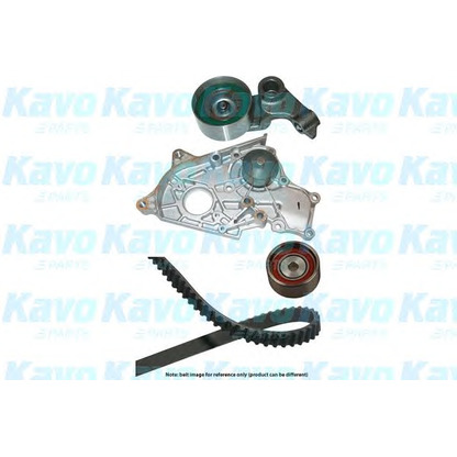 Foto Bomba de agua + kit correa distribución KAVO PARTS DKW9003
