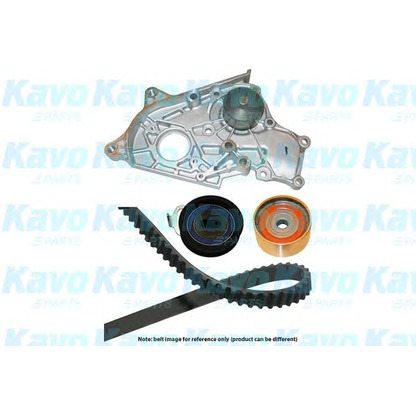 Photo Pompe à eau + kit de courroie de distribution KAVO PARTS DKW9007