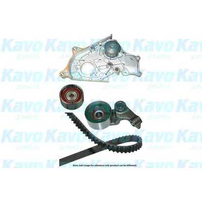 Foto Bomba de agua + kit correa distribución KAVO PARTS DKW9008