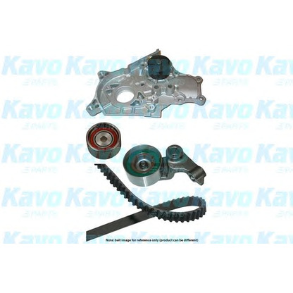 Photo Pompe à eau + kit de courroie de distribution KAVO PARTS DKW9009