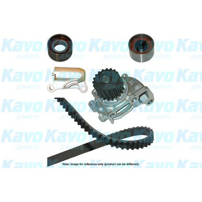 Foto Bomba de agua + kit correa distribución KAVO PARTS DKW4507